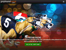 Tablet Screenshot of greyhoundracing.com